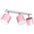 LAMPAMI - lampa dla dziewczynki, lampa do pokoju dziecięcego, lampa dziecięca, lampa sufitowa do pokoju dziecka DIXIE Pink/White