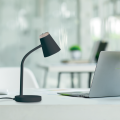 LAMPAMI - czarna lampka stojąca, lampka do sypialni, lampka stojąca do salonu, lampka biurkowa Chico 4,5W 4000K