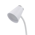 LAMPAMI - biała lampka stojąca, lampka do sypialni, lampka stojąca do salonu, lampka biurkowa Chico 4,5W 4000K