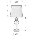 LAMPAMI - lampa nocna BERKANE