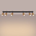 LAMPAMI - miedziana lampa sufitowa, lampa przysufitowa, lampa sufitowa do salonu WINX 6L