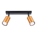 LAMPAMI - miedziana lampa sufitowa, lampa przysufitowa, lampa sufitowa do salonu WINX 2