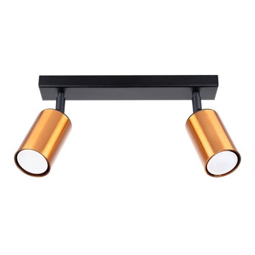LAMPAMI - miedziana lampa sufitowa, lampa przysufitowa, lampa sufitowa do salonu WINX 2