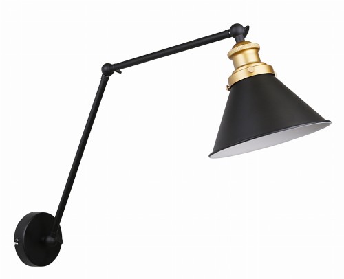 LAMPAMI - lampa ścienna regulowana, lampa industrialna, kinkiet loftowy regulowany FUNDO