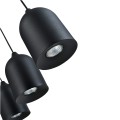 LAMPAMI - lampa nad stół, potrójna lampa wisząca, lampa wisząca czarna, lampa industrialna  NILO