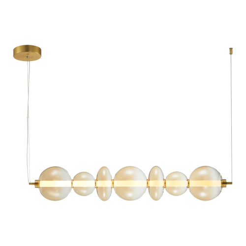 LAMPAMI - lampa sufitowa ledowa,  lampa ledowa wisząca, lampa do jadalni DAPHNE AMBER