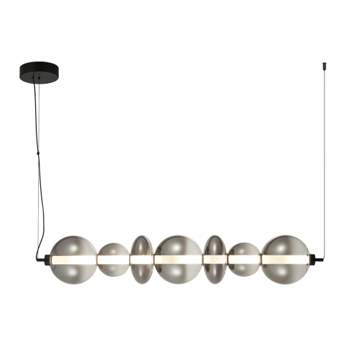 LAMPAMI - lampa sufitowa ledowa, lampa ledowa wisząca, lampa do jadalni DAPHNE SMOKED 40W
