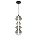 LAMPAMI - lampa sufitowa ledowa, lampa ledowa wisząca, lampa do sypialni DAPHNE SMOKED 36W