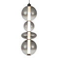 LAMPAMI - lampa sufitowa ledowa, lampa ledowa wisząca, lampa do sypialni DAPHNE SMOKED 36W