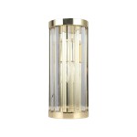 Złoty kinkiet z kryształami 1xE14 VETRO 