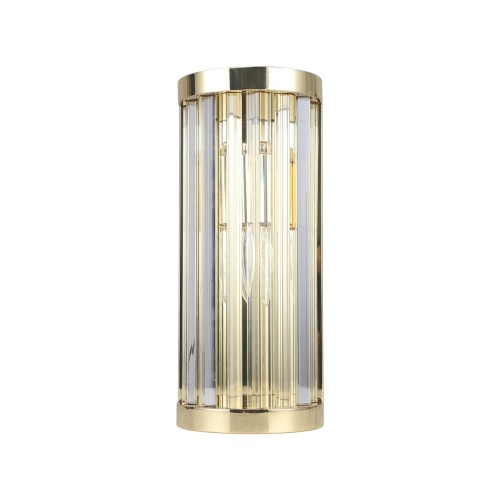 LAMPAMI - nowoczesny kinkiet glamour, kinkiet do salonu, kinkiet nowoczesny, złota lampa glamour Vetro