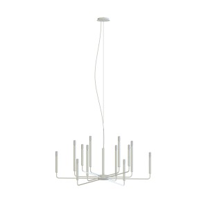 Żyrandol do jadalni, żyrandol do salonu nowoczesny 170 cm 12xE14 kolor SILK GRAY ORTO A