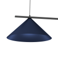 LAMPAMI - lampa nad okragły stół, lampa do jadalni, lampa nowoczesna wisząca, niebieska lampa wisząca CAPITAL BLACK/NAVY BLUE