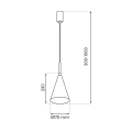 LAMPAMI - lampa nowoczesna wisząca CAPITAL NAVY BLUE  szkic
