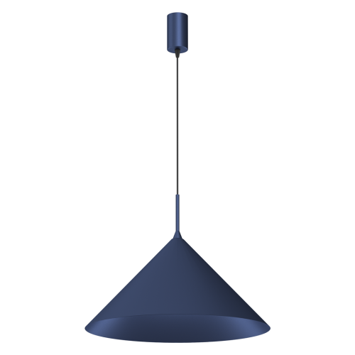 LAMPAMI - lampa nad okragły stół, lampa do jadalni, lampa nowoczesna wisząca, niebieska lampa wisząca CAPITAL NAVY BLUE