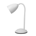 LAMPAMI - biała lampka biurkowa, lampka stojąca, lampka stojąca do salonu, LOGIC WHITE