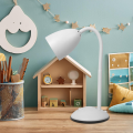 LAMPAMI - biała lampka biurkowa, lampka stojąca, lampka stojąca do salonu, LOGIC WHITE