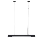 Nowoczesna lampa ledowa wisząca czarna 120 cm CALI M Tuya LED CCT