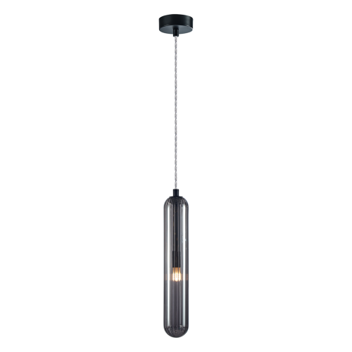 LAMPAMI - czarna lampa wisząca, lampa do salonu, lampa wiszącado salonu, lampa nad stół, lampa do sypialni PAX BLACK