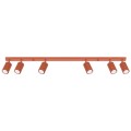 LAMPAMI - lampa listwa sufitowa, lampa przysufitowa, lampa sufitowa do salonu KARBON 6L