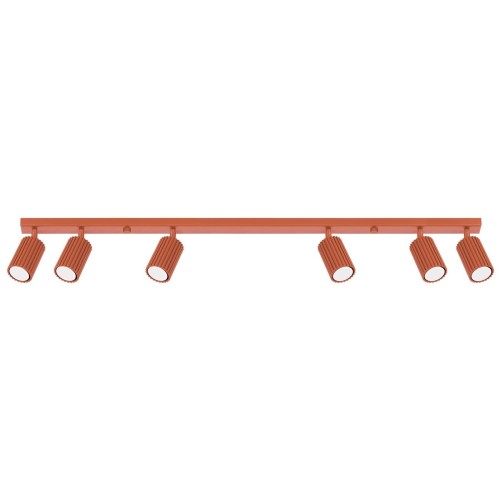 LAMPAMI - lampa listwa sufitowa, lampa przysufitowa, lampa sufitowa do salonu KARBON 6L