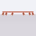 LAMPAMI - lampa listwa sufitowa, lampa przysufitowa, lampa sufitowa do salonu KARBON 6L