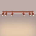 LAMPAMI - lampa listwa sufitowa, lampa przysufitowa, lampa sufitowa do salonu KARBON 6L