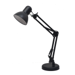 Czarna lampka biurkowa w industrialnym stylu 1xE27 NEXA