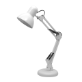 LAMPAMI - biała lampka biurkowa, lampka stojąca, lampka stojąca do salonu NEXA WHITE