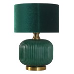 Lampa stołowa zielona Tamiza mała 1xE27 GREEN