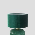 LAMPAMI - lampa stojąca zielona ze złotym, lampa do sypialni, ekskluzywna lampa stojąca nowoczesna Tamiza zielona