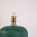 LAMPAMI - lampa stojąca zielona ze złotym, lampa do sypialni, ekskluzywna lampa stojąca nowoczesna Tamiza zielona