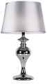 LAMPAMI - lampa glamour do salonu, lampa stołowa, lampa stojąca nowoczesna, srebrna lampa gabinetowa PRIMA