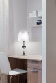 LAMPAMI - lampa glamour do salonu, lampa stołowa, lampa stojąca nowoczesna, srebrna lampa gabinetowa PRIMA