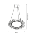 LAMPAMI - lampa wisząca ledowa NEST LED szkic
