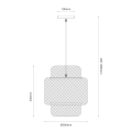 LAMPAMI - lampa w stylu boho HESTIA szkic
