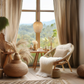 LAMPAMI - lampa sufitowa BOHO, żyrandol BOHO, lampa nad stół, lampa w stylu boho ALMA