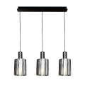 LAMPAMI - lampa nad stół, potrójna lampa wisząca, lampa wisząca czarna, lampa industrialna ARCADIA BLACK
