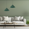 LAMPAMI - lampa nad okragły stół, lampa do jadalni, lampa nowoczesna wisząca, zielona lampa wisząca CAPITAL GREEN