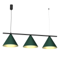 LAMPAMI - lampa nad okragły stół, lampa do jadalni, lampa nowoczesna wisząca, niebieska lampa wisząca CAPITAL BLACK/NAVY BLUE