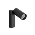 LAMPAMI - lampa ścienna, kinkiet do salonu, kinkiet nowoczesny czarny, kinkiet do sypialni, czarna lampa na ścianę FOURTY