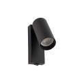 LAMPAMI - lampa ścienna, kinkiet do salonu, kinkiet nowoczesny czarny, kinkiet do sypialni, czarna lampa na ścianę FOURTY