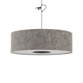 LAMPAMI - szara lampa wisząca, nowoczesna lampa do salonu, lampa do sypialni LAGO L