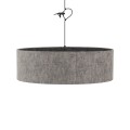 LAMPAMI - szara lampa wisząca, nowoczesna lampa do salonu, lampa do sypialni LAGO L