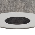 LAMPAMI - szara lampa wisząca, nowoczesna lampa do salonu, lampa do sypialni LAGO L