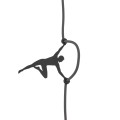 LAMPAMI - szara lampa wisząca, nowoczesna lampa do salonu, lampa do sypialni LAGO L