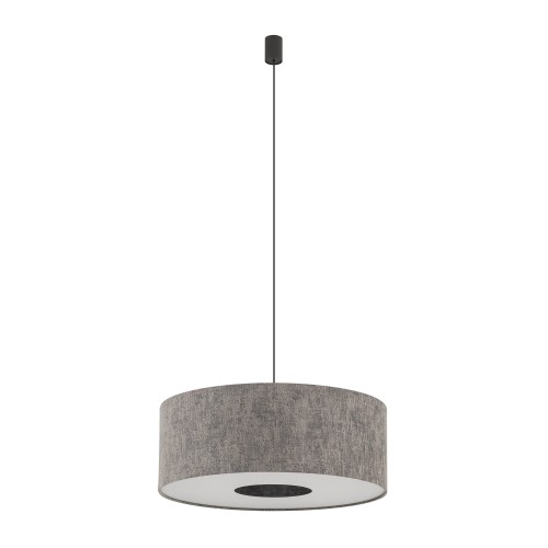 LAMPAMI - szara lampa wisząca, nowoczesna lampa do salonu, lampa do sypialni LAGO M