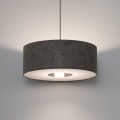 LAMPAMI - szara lampa wisząca, nowoczesna lampa do salonu, lampa do sypialni LAGO M