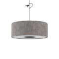 LAMPAMI - szara lampa wisząca, nowoczesna lampa do salonu, lampa do sypialni LAGO M