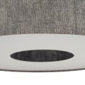 LAMPAMI - szara lampa wisząca, nowoczesna lampa do salonu, lampa do sypialni LAGO M